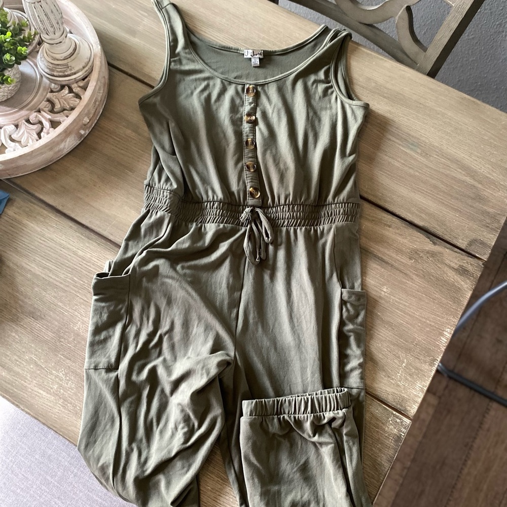 Olive Green Jumpsuit